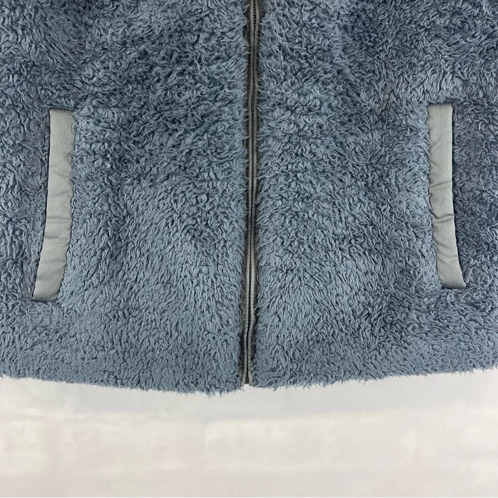 Patagonia Women’s Medium Fleece Zip-Up Vest‎ Gray Sherpa Outdoor Core Piece
